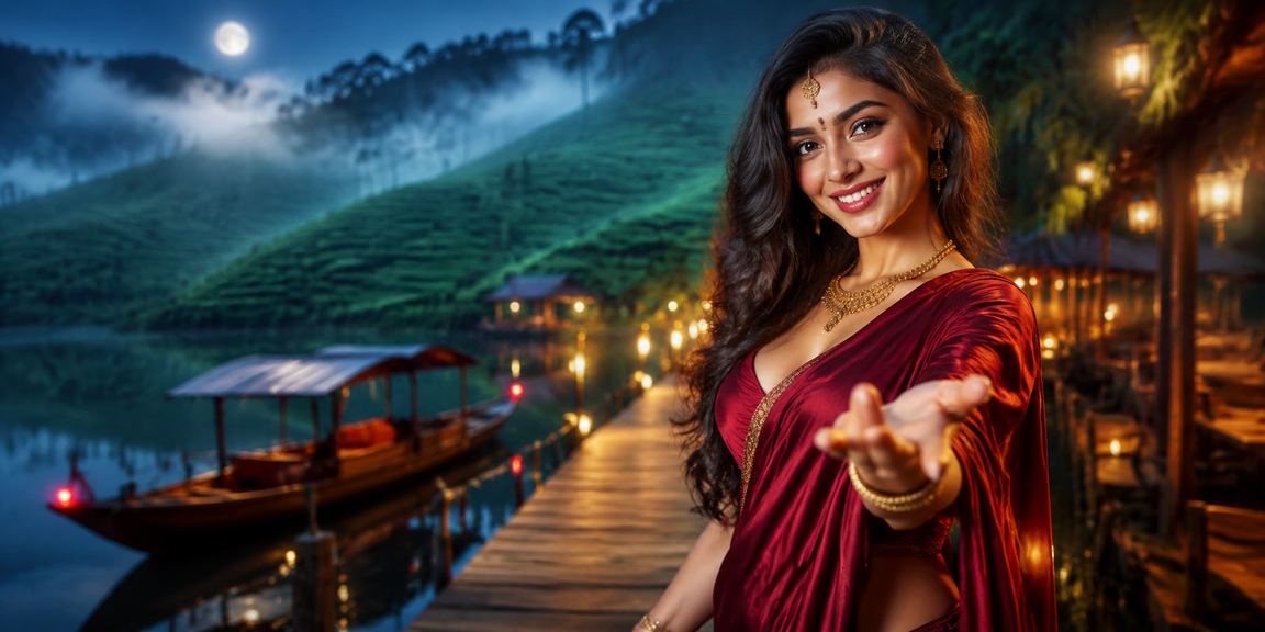 বান্দরবানের চা বাগানে মোবাইলে গেমিং উপভোগ করছেন একজন ব্যবহারকারী